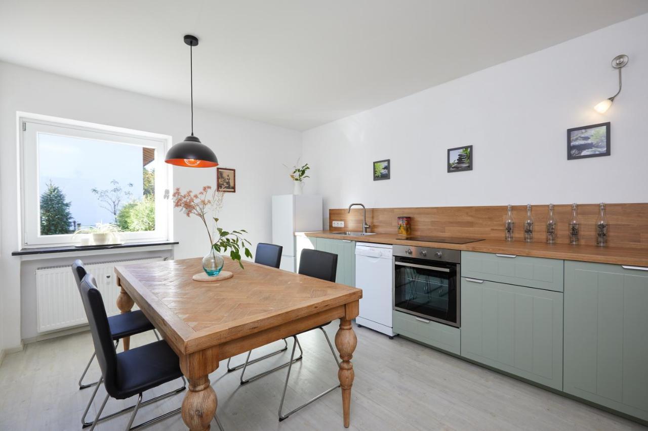 Ferienwohnung Zum Hirschgarten 克伦 外观 照片